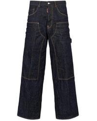 DSquared² - Japanese Rinse Baggy Carpenter Jeans - Lyst