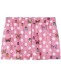 Versace - X Dua Lipa Graphic-Printed Shorts - Lyst