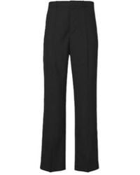 Maison Margiela - Wool Wide-Leg Pants - Lyst