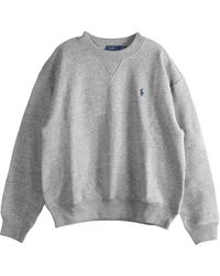 Polo Ralph Lauren - Arctic Fleece Knit Long Sleeve Crew Neck Sweatshirt - Lyst