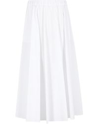 Aspesi - Stretch Poplin Skirt - Lyst