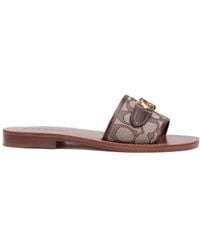 COACH - Logo Slippers - Lyst
