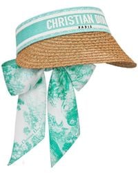 Dior - Iviera D-Ocean Visor With Mitzah - Lyst