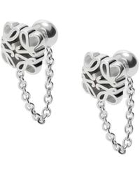 Loewe - Anagram Bombe Chain Earrings - Lyst