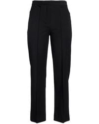 Max Mara - High-Waisted Straight-Leg Trousers - Lyst