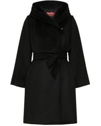 Max Mara - Wool Broadcloth Robe Coat - Lyst
