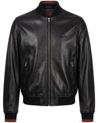 Gucci - Nappa Leather Bomber Jacket - Lyst