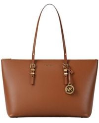 Michael Kors - Quinn Large Pebbled Leather Tote Bag - Lyst