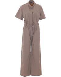 Herno - Drawstring Jumpsuit - Lyst