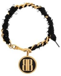 Balenciaga - Round Pendant Short Necklace - Lyst