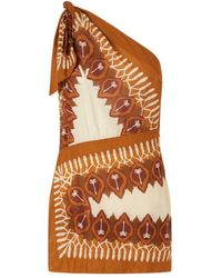 Johanna Ortiz - Sun Traveller Printed Cotton-Voile Mini Dress - Lyst