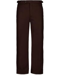 Bode - Side-Button Wool Casual Pants - Lyst