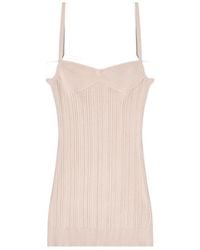 DIESEL - Ribbed Knit M-Zandra Mini Dress - Lyst