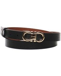 Ferragamo - Ferragamo Donna H 25 Reversible Gancini Belt - Lyst