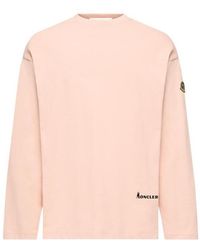 Moncler - K2 Print Long Sleeve Cotton T-Shirt - Lyst