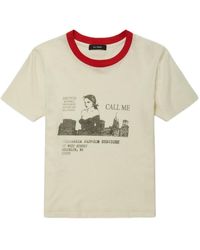 Willy Chavarria - Call Me Ringer T-Shirt - Lyst
