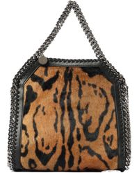Stella McCartney - Mini Falabella Printed Chained Tote Bag - Lyst