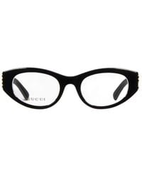 Gucci - Oval Optical Frame - Lyst