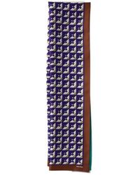 Miu Miu - Pattern-Printed Scarf - Lyst