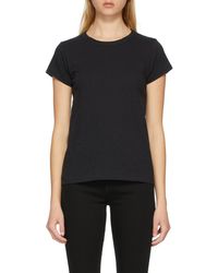 Rag & Bone - Logo Round Collar Short-Sleeved T-Shirt - Lyst