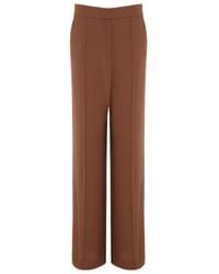 Veronica Beard - Creased Casual Pants - Lyst