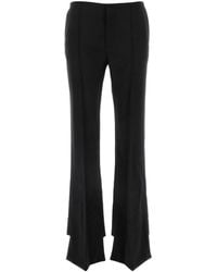 Chloé - Chloé Low-Waisted Flared Trousers - Lyst