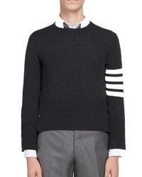 Thom Browne - Bar Knitted Jumper - Lyst