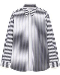 Ami Paris - Ami Striped Long-Sleeve Shirt - Lyst