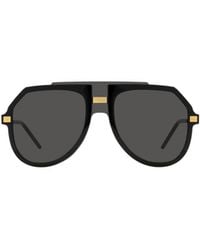 Dolce & Gabbana - Eyewear Aviator Frame Sunglasses - Lyst