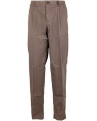 Peserico - Pleated Straight-Leg Trousers - Lyst