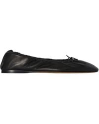 The Row - Hereditas Bow Detailed Ballet Flats - Lyst
