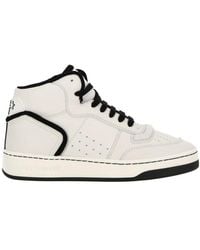 Saint Laurent - Sl/80 Mid-Top Sneakers - Lyst