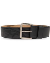 Balenciaga - バレンシアガ ロゴ エングレーブ バックル ベルト - Lyst