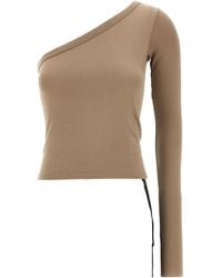 Rick Owens - Ziggy One-Shoulder T-Shirt - Lyst