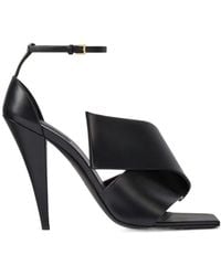 Givenchy - Sliced Square Heeled Sandals - Lyst