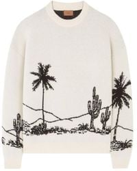 Alanui - Desert Print-Knitted Jumper - Lyst