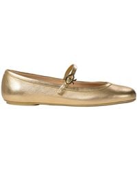 Gianvito Rossi - Round Head Ballet Shoes - Lyst