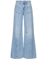 DIESEL - Slim Flare Denim Trousers - Lyst