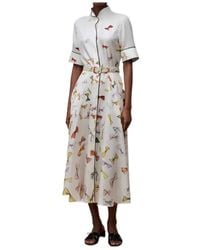 Dior - Iviera Mid-Length Belted Shirtdress - Lyst