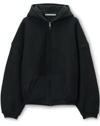 Alexander Wang - Fleece Star Zip-Up Hoodie - Lyst