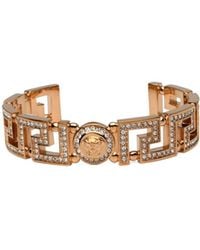 Versace - Greca Tribute Medusa Cuff Bracelet - Lyst