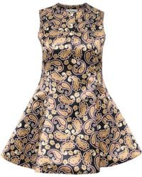 JW Anderson - Jw Anderson Paisley' Print Circle-Skirt Dress - Lyst