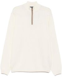 Paul & Shark - Quarter-Zip Sweater - Lyst