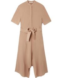 Stella McCartney - Silk Shirt Midi Dress - Lyst