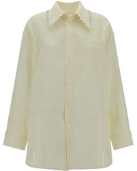 Bottega Veneta - Loose Fit Buttoned Shirt - Lyst