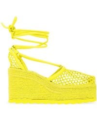 Bottega Veneta - Open-Knit Platform Espadrilles - Lyst