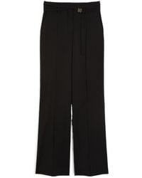Sportmax - Belted Tailored Trousers - Lyst