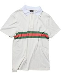 Gucci - Web Detailed Jersey Polo Shirt - Lyst