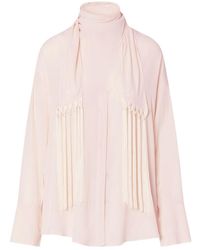 Liu Jo - Shirt With Scarf - Lyst