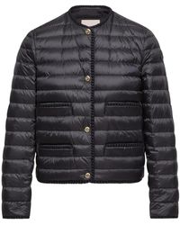 Moncler - Circaete Braided Trim Short Down Jacket - Lyst
